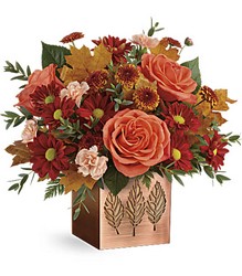 Teleflora's Copper Petals Bouquet from Gilmore's Flower Shop in East Providence, RI